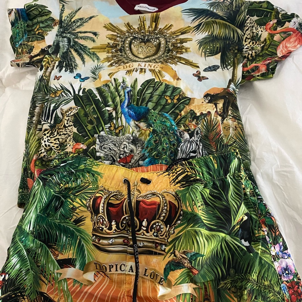 Boys Dolce And Gabbana Set 4/5 100% Authentic